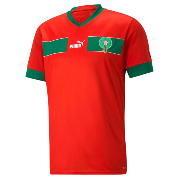 Tailandia Camiseta Marruecos Replica Primera Ropa 2022 Rojo